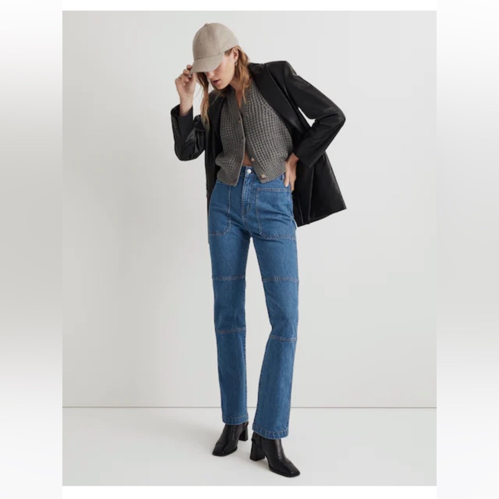 Madewell Blue Straight Leg Jeans